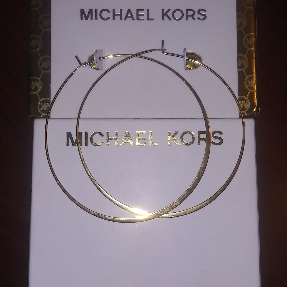 Michael Kors Gold Hoops